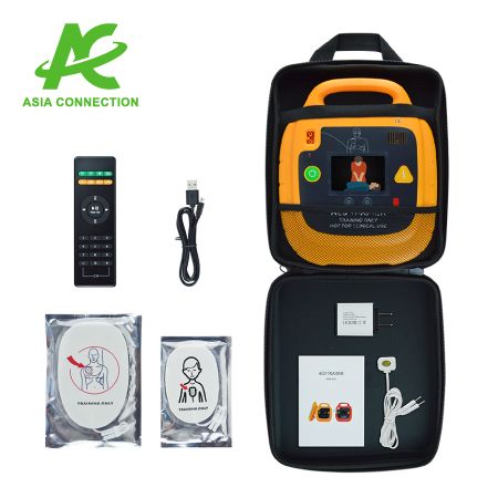 مدرب AED - محتويات مدرب AED