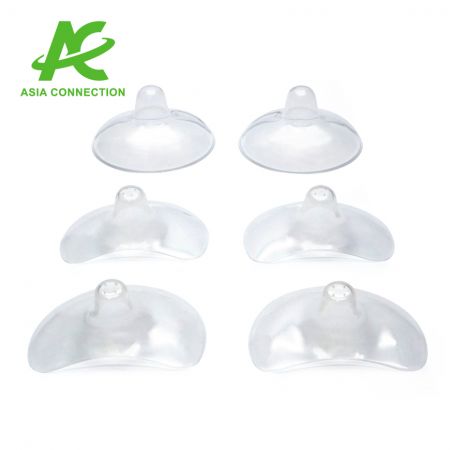 The nipple shields are made of 100% super soft silicone.
