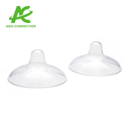 The nipple shields can be sanitized by boiling or steaming.