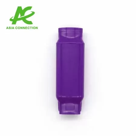 O espaçador inalador descartável é livre de látex, chumbo, PVC, ftalatos e BPA.