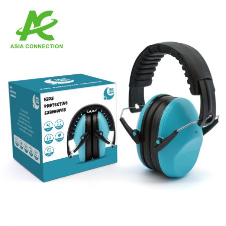Kids Folding Earmuff and Color Box Packaging