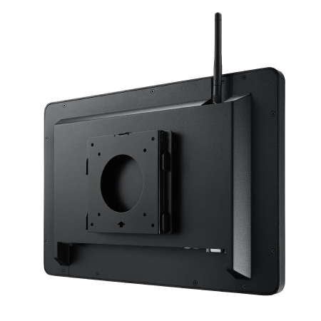 Bakre hölje utformat med monteringsalternativ