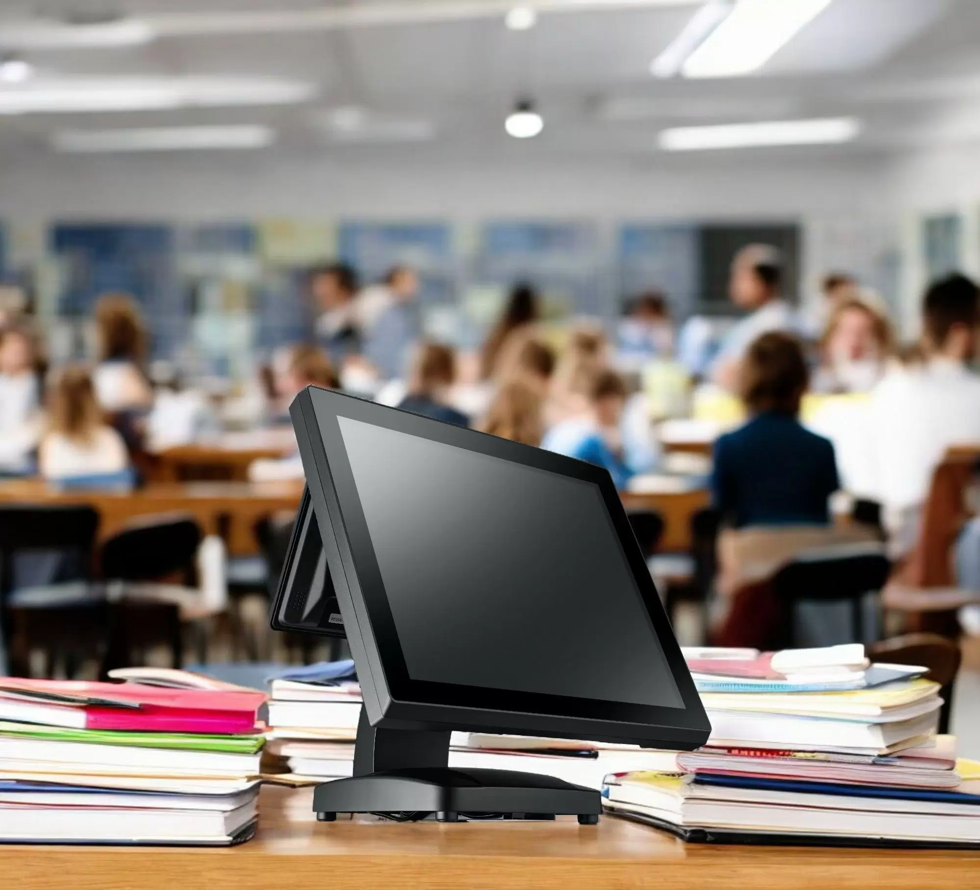 Hệ thống POS màn hình cảm ứng 17 inch nâng cao cuộc sống trên campus với các hoạt động hiệu quả.
