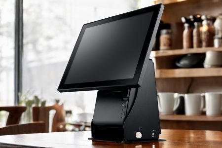 POS de 15 polegadas adaptado para cafés, alimentos e empreendimentos de padaria. - POS All-in-One sem costura de 15 polegadas para o seu negócio culinário.