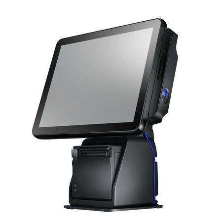 具有可選的收據印表機的 POS 系統