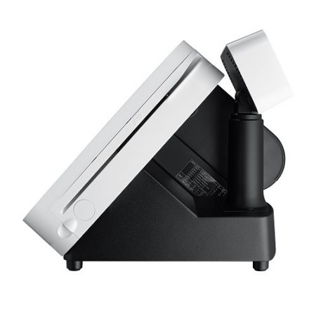 Side of All-in-One Touch Screen Pos System  in White