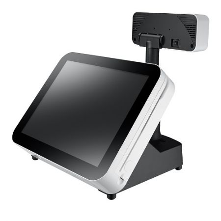 All-in-One-Kassensystem mit Touchscreen in Weiß