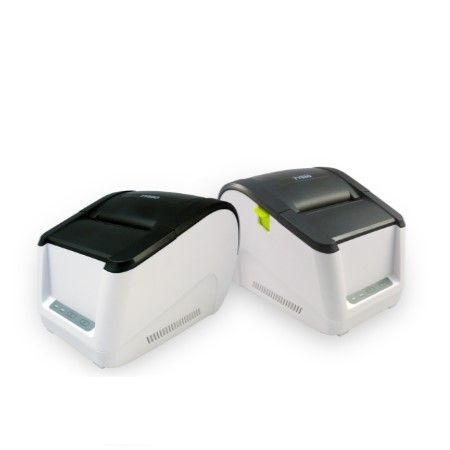 Front View of Label Printer