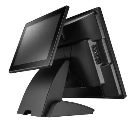 帶有MSR模組的POS 系統後視圖