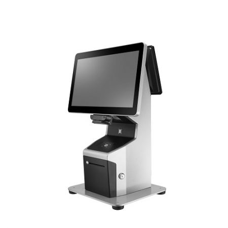 De 15,6-inch landschapspaneel Multifunctionele Kiosk heeft een 2e display