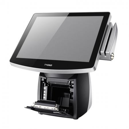 POS收銀機搭配三吋收據印表機