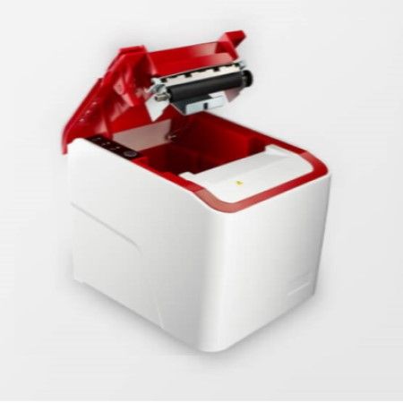 Red Front Cover of Receipt Printer