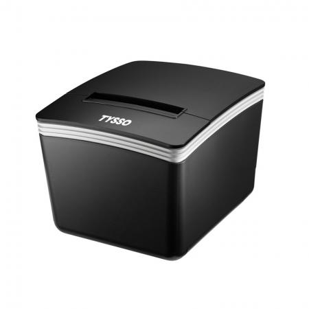 Черный кассовый принтер с логотипом TYSSO