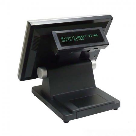 觸控式螢幕顯示器PPD-1500搭配客戶顯示器