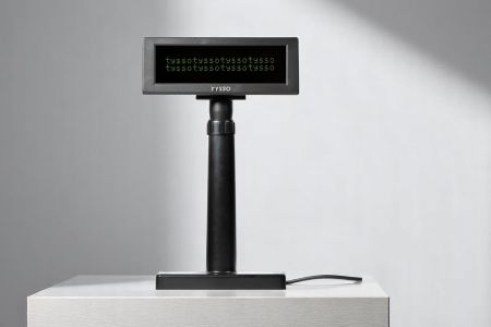 Display cliente VFD di alto valore - VFD ad alta luminosità con display 20x2 e supporto per font asiatici