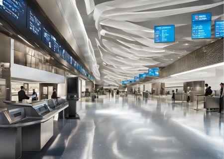 Rugalmasság a kioszk hardverben a közlekedési környezetek számára. - A TYSSO önkiszolgáló kioszk lehetővé teszi az utazók számára, hogy önálló bejelentkezési funkciókat használjanak a repülőtereken, jelentősen csökkentve a várakozási időt.