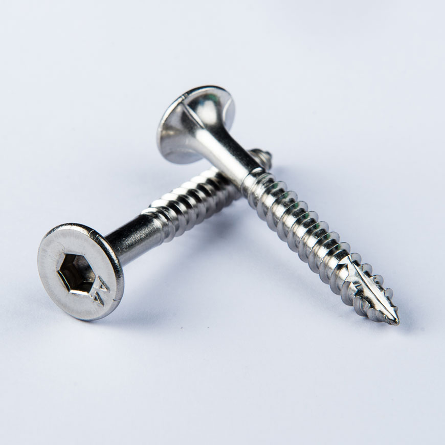 Bugle Head Bugle Head Hex Slot Tapping Screws 316SS | Sen Chang
