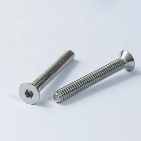 Flat Internal Hex Head - Flat Internal Hex Head High Tensile Screw w/ BSW Threaded Thread