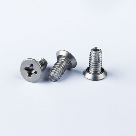 Flat Head Phillips Recess w/ Machine Thread - Flat Head Phillips Recess w/ Machine Thread & Type F thread cutting