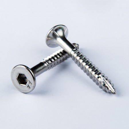 Bugle Head Hex Slot Screw - Bugle Head Hex Slot Screw w/ Tapping & Slotted Tail