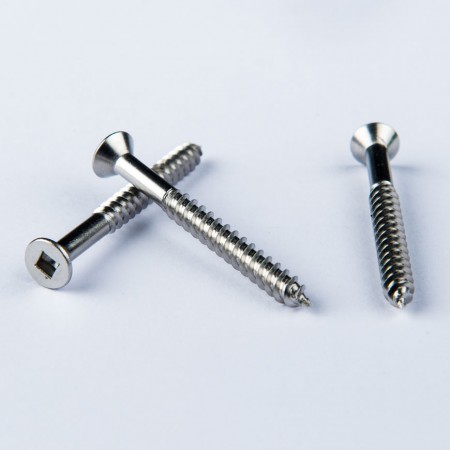 Flat Head Phillips Tapping - Flat Head #1 Square Rec Screw w/ Tapping