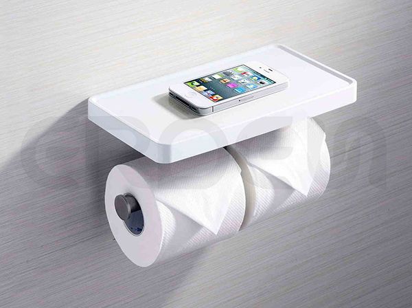 BA10680 Pemegang Kertas Toilet ERDEN dengan Rak