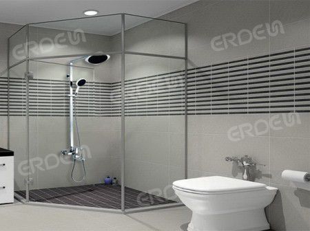 扁版型出水龍頭可調式升降桿淋浴柱