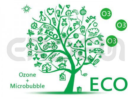 Ozone Antibacterial System - Combine with Microbubbles and Ozone