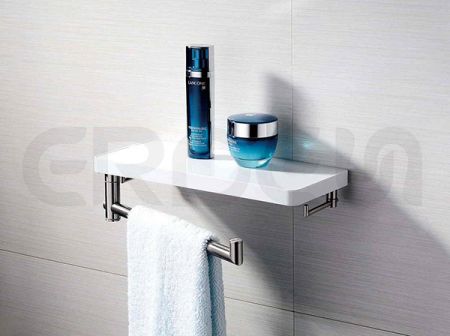 Shelf with Towel Rail - BA10611 ERDEN Shelf with Towel Rail