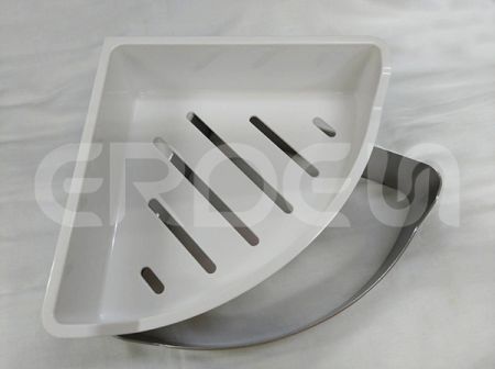 壁取り付け型三角コーナーシェルフ