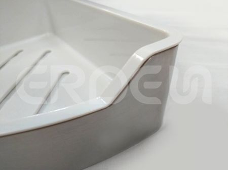 ERDEN壁取り付け型三角コーナーバスケット