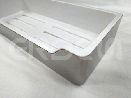 Stainless Wall Mounted Bath Square Shower Basket