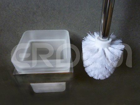 벽 부착형 스테인리스 스틸 변기 브러시 홀더 - Bathroom Wall Mounted Stainless Steel Toilet Brush Holder