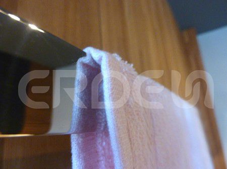 Porte-serviettes en acier inoxydable - BA38811 Porte-serviettes mural en acier inoxydable pour salle de bains ERDEN