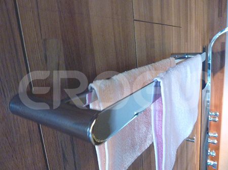 Rel Handuk Ganda Bulat Stainless Steel