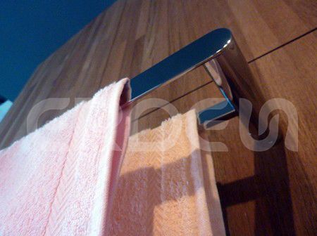 Porte-serviettes double en acier inoxydable - BA38812 Porte-serviettes double en acier inoxydable mural ERDEN pour salle de bains