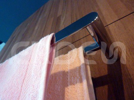 दीवार पर लगाने वाला स्टेनलेस स्टील डबल टौल रेल - Bathroom Wall Mounted Stainless Steel Double Towel Rail