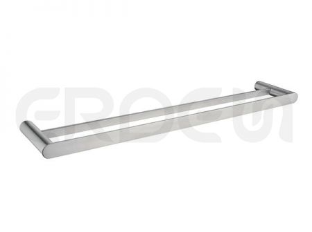 Stainless Steel Double Towel Rail_Brushed