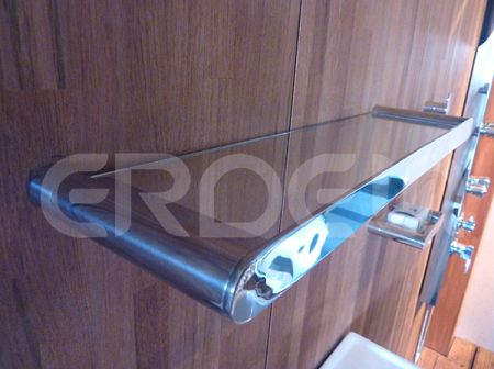 Stainless Steel Glass Shelf