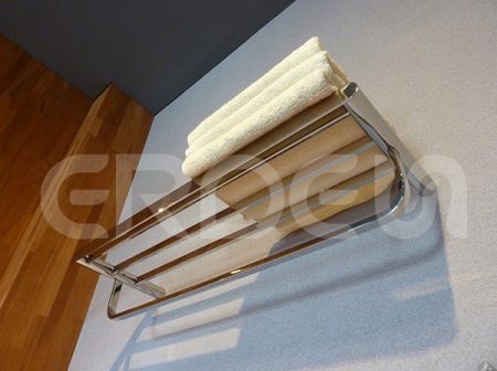 Estante de toallas con barra de toallas