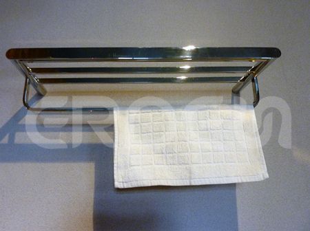 ERDEN Stainless Steel Towel Shelf with Towel Bar