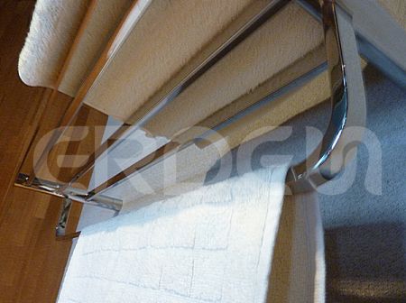 Rak Handuk Mandi Terpasang di Dinding Stainless Steel dengan Gantungan Handuk