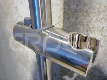 ERDEN Stainless Steel Sliding Bar with 3 Function Handheld Shower & 8" Rain Shower Head
