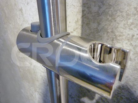Batang Geser Stainless Steel ERDEN dengan 3 Fungsi Shower Tangan & Kepala Shower Hujan 8"