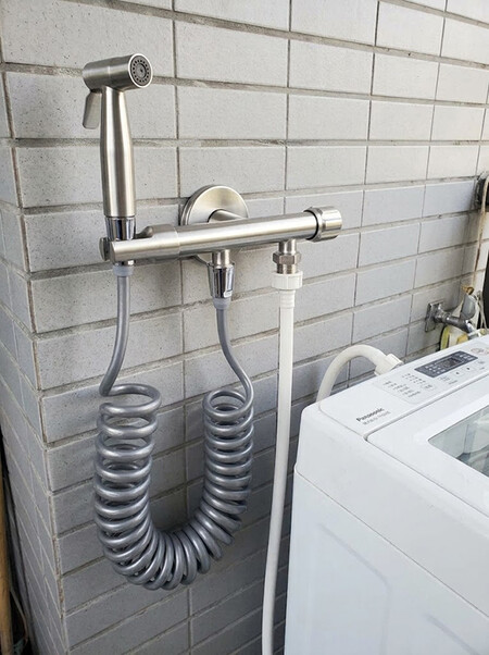 洗衣機噴槍掛座組情境圖