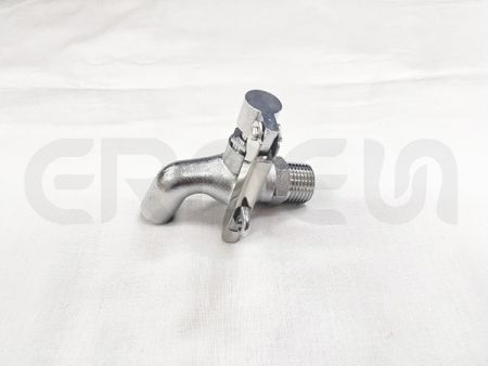 帶鎖滾鍍鎳戶外小龍頭