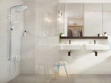 圓柱管型出水龍頭可調式升降桿淋浴柱 - 圓柱管型可調式升降桿淋浴柱