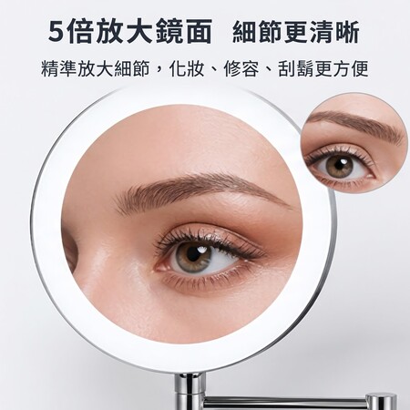 5倍放大鏡面