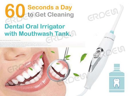 Oral Irrigator mit Mundwasserflasche - Dentaler Munddusche mit Mundwassertank