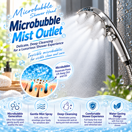 Douche à microbulles